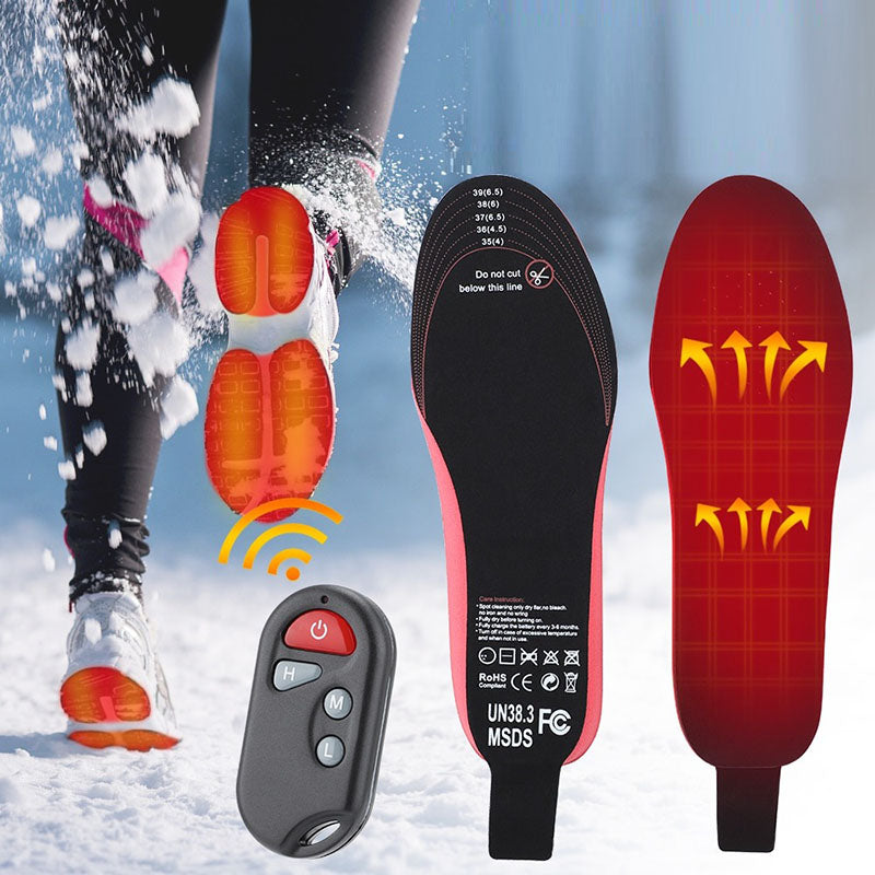 Keep your feet warm all winter with our heated insoles